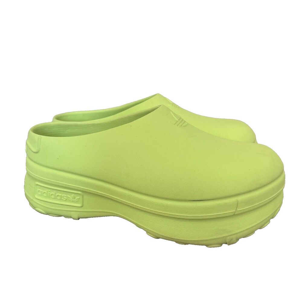 Adidas Adifom Stan Smith Mule Clog Solar Green Men's 7.5 Women's 9